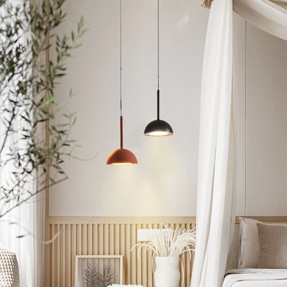 Lumora Modern Geometric Black LED Pendant Light, Warm 3000K Lamp for Dining Spaces