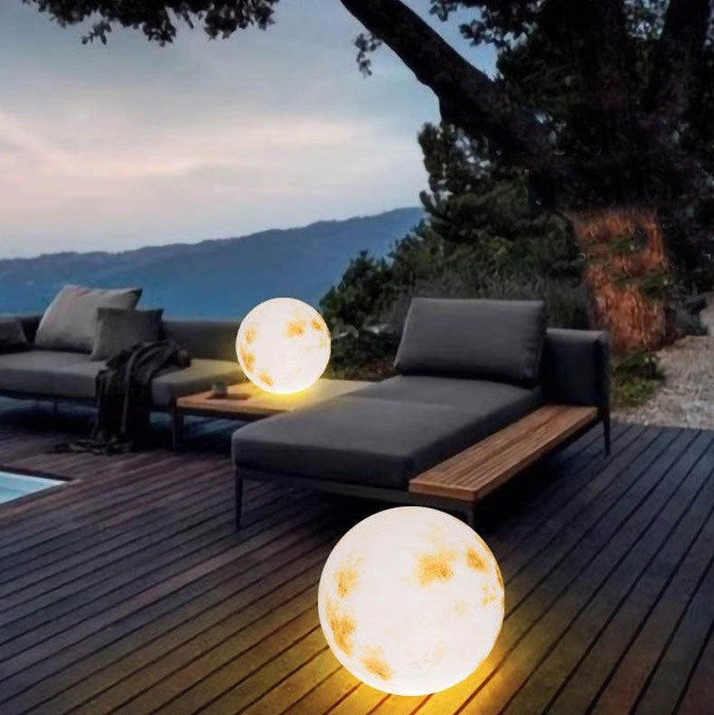 LuxRoyale Hanging Moon Lanterns for Outdoor Patio & Garden Decor- IP65 Fixture