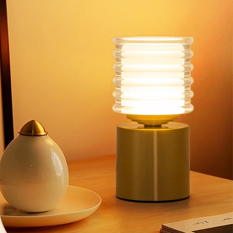 Royelux Modern Wireless Table Lamp – Rechargeable LED Touch Control