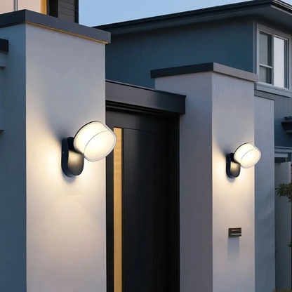 RoyaleGlow Outdoor Waterproof  Wall Light with Motion Sensor for Garden, Fence, Patio & Balcony
