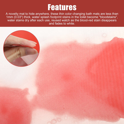RoyaleGlow Color Changing Shower Mat for Stylish Bathrooms