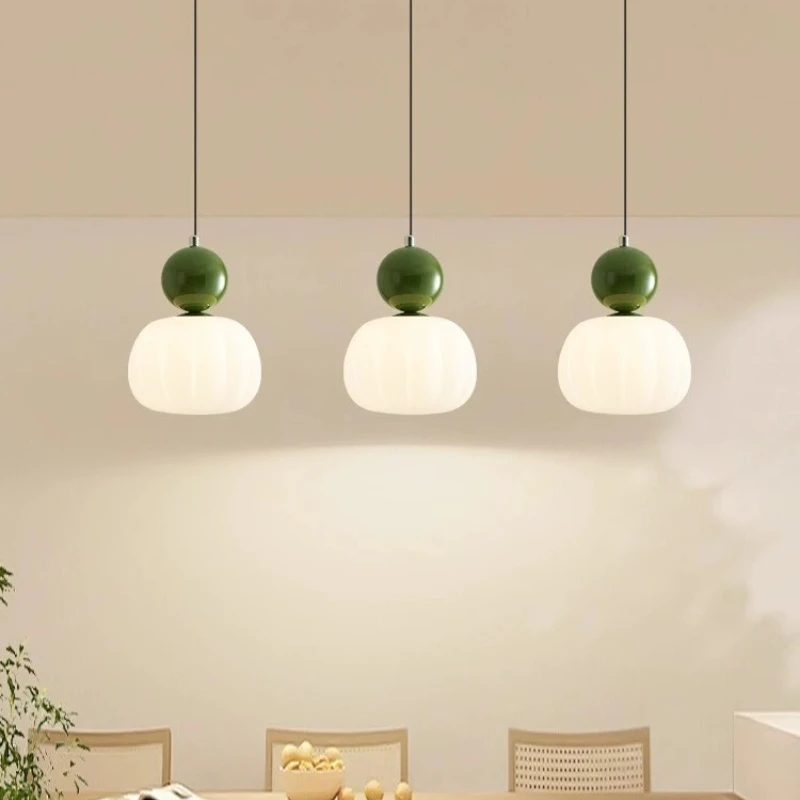 RoyaleGlow Cream Bauhaus Style Art Deco Glass Pendant Light for Modern Spaces