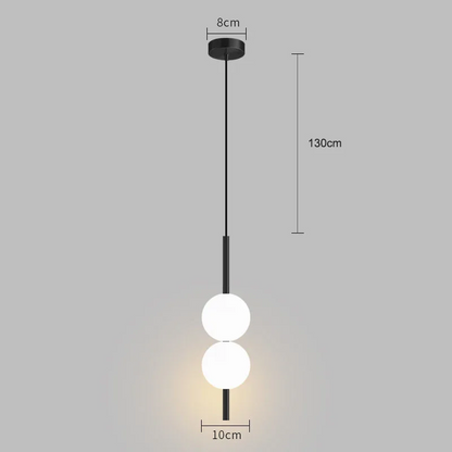 LuxRoyale Modern Minimalist Pendant Light - Hanging Lamp  for Restaurant,  Bedroom, Dining