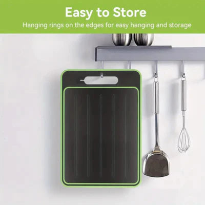 Royaleva 4-in-1 Cutting Board with Thawing Tray and Knife Sharpener