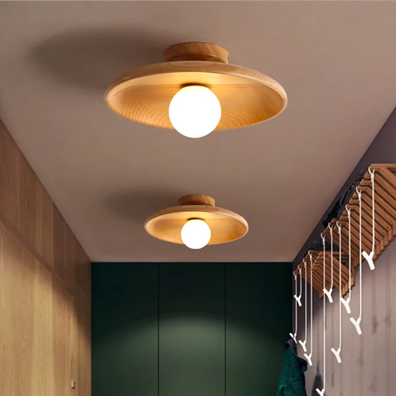 Rayvia Modern Nordic Pendant Light - Minimalist Round Ceiling Fixture for Hallway