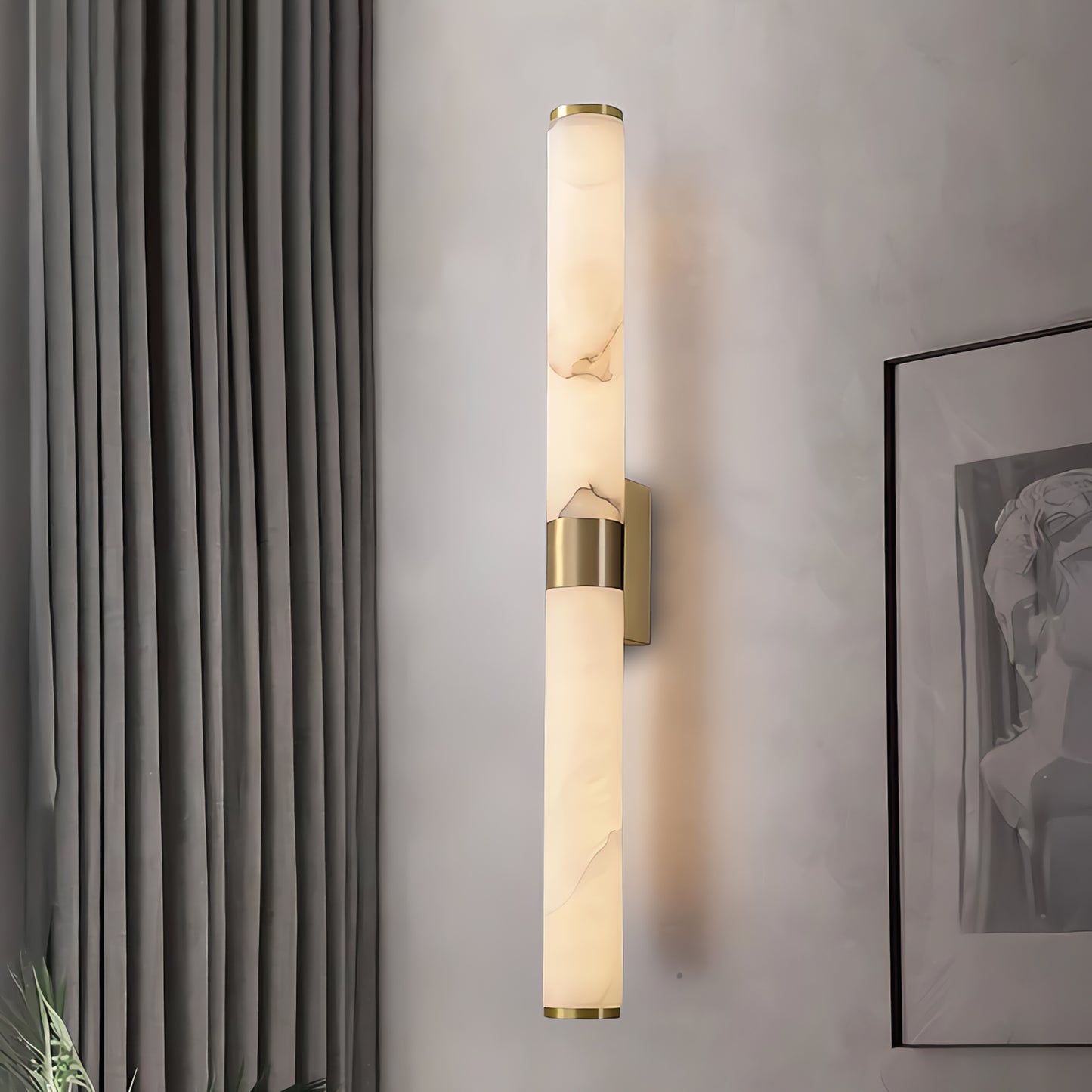 RoyaleGlow Modern Double Tube Wall Sconce - Elegant Up/Down Lighting