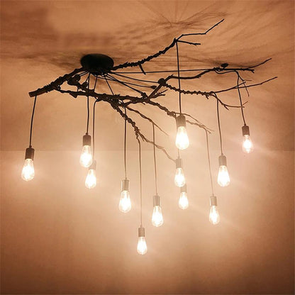 RoyaleGlow Industrial Vintage Pendant Chandelier for Home Decor