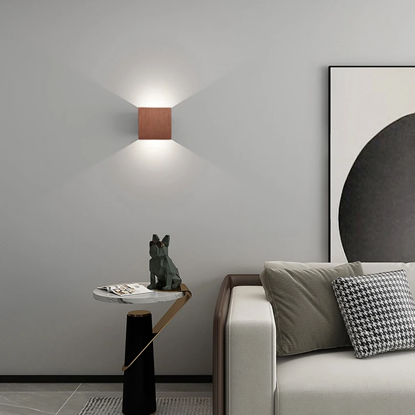 Lumora Nordic Led Wall Light Minimalist Warm Glow Wall Lamp For Living Rooms And Hallways
