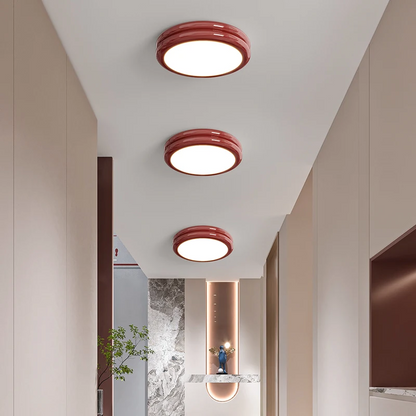 Royaleva Modern Round Double-Layered LED Flush Mount Ceiling Light