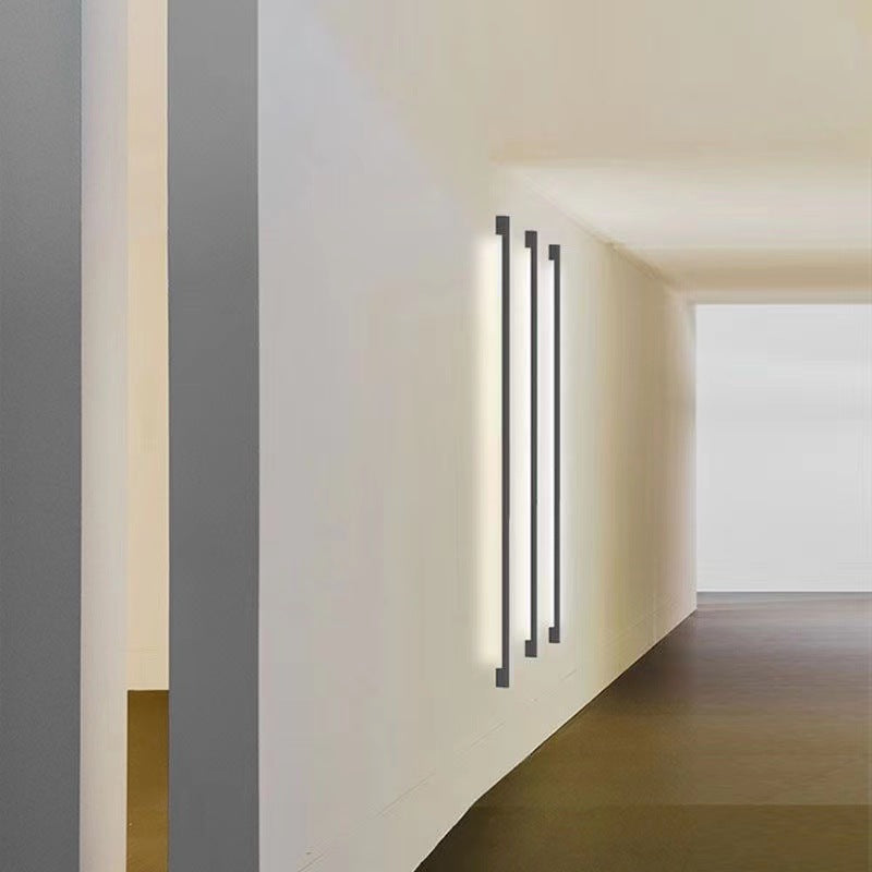 Royelux Modern Linear Dimmable LED Wall Sconce - Copper Finish, Minimalist Design