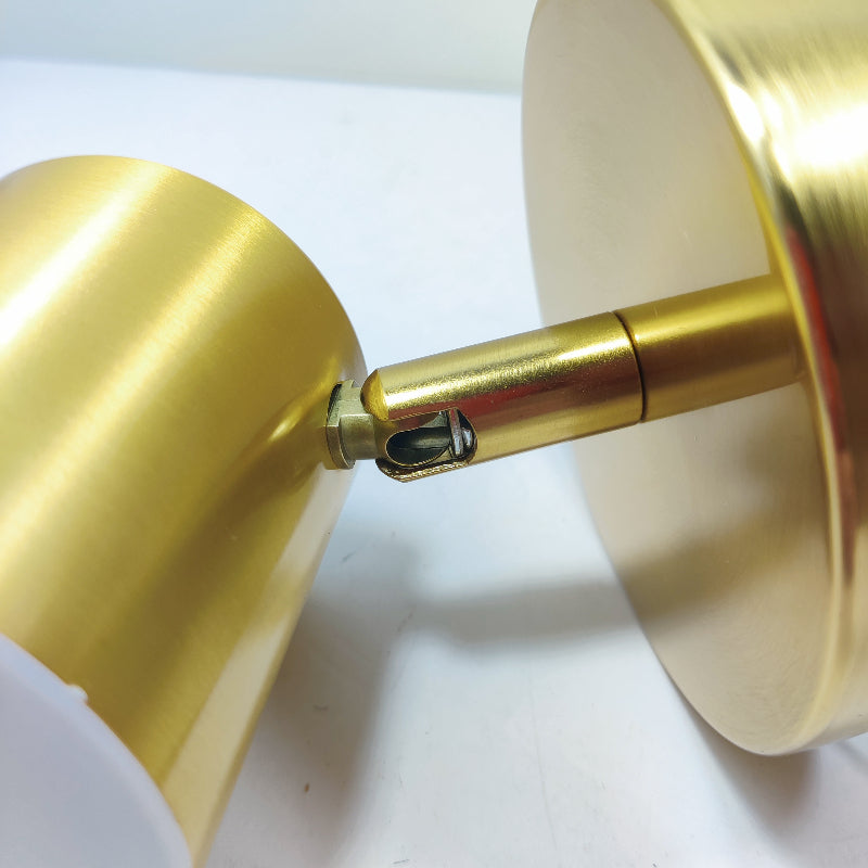 Lumora Copper LED Wall Sconce Modern Minimalist Wall Light For Living Room And Hallway