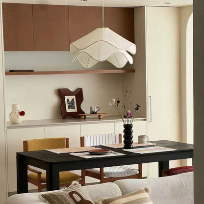 LuxRoyale Serene Fabric Tiered Ceiling Pendant Light for Modern Home Decor
