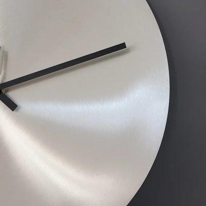Royaleva Minimalist Olive Stainless Steel Wall Clock, Silent Quartz Movement