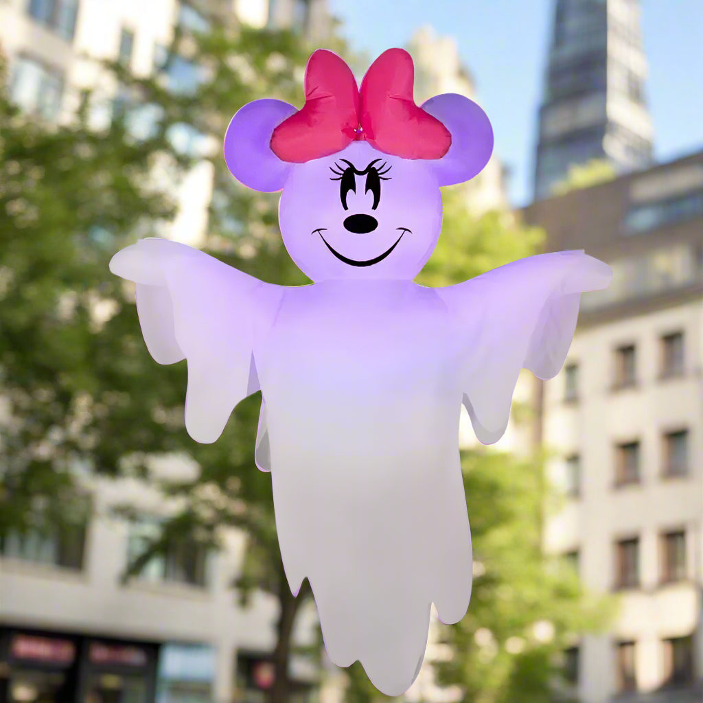 4 ft. Tall Halloween Inflatable Airblown-Hanging Minnie Mouse，as a standalone or combine it with other Airblown Inflatables 1