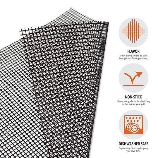 Royaleva Non-Stick Grill Mat for Easy BBQ Cooking