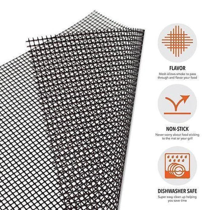 Royaleva Non-Stick Grill Mat for Easy BBQ Cooking