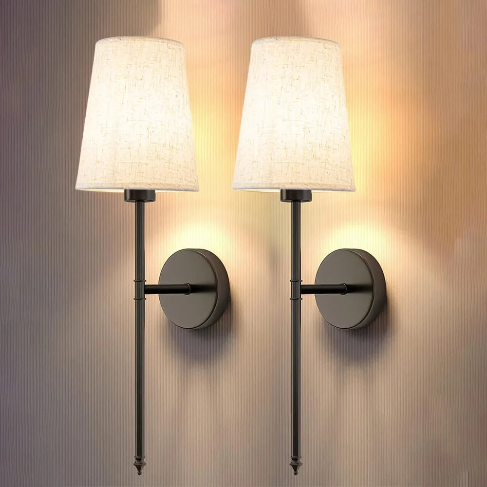 Royallure Cordless Rechargeable Wall Lamp 12RGB with Remote, Dimmable Night Light