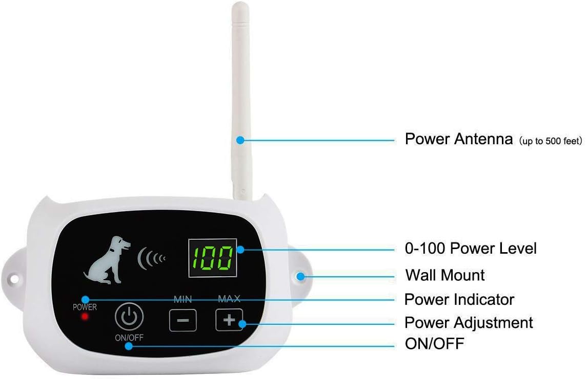 Royaleva Wireless Dog Fence With Collar for All Sizes