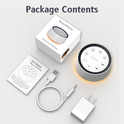 Royaleva Baby Sound Machine Noise with Night Light & Timer