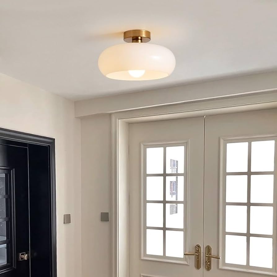 RoyaleGlow Modern Dimmable Wall Sconce with Frosted Glass Shade