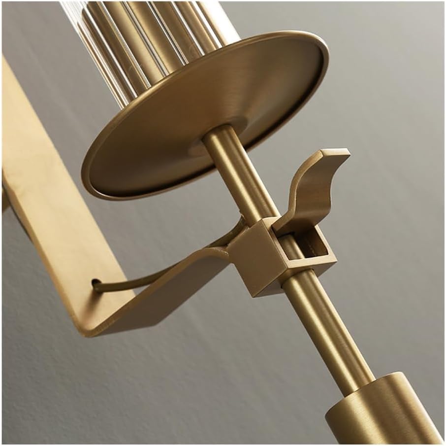 Lumora Glass Tube Wall Lamp, Decorative LED Sconce for Bedroom, Hallway and Hotel Room