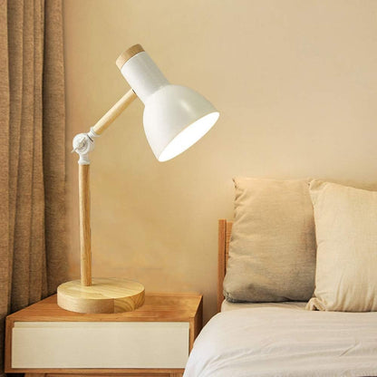Royaleva Adjustable Wooden Desk Lamp – Stylish LED Task Light for Home, Office & Study Desks