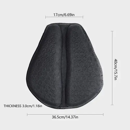 Royallure Gel Motorcycle Seat Pad – Long-Ride Comfort, Shock-Absorbing Non-Slip Cushion