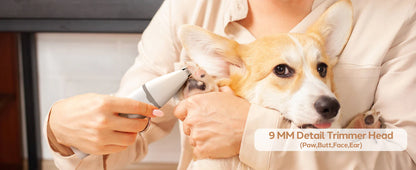 Luxora Dog Grooming Clippers Kit with Titanium Blades