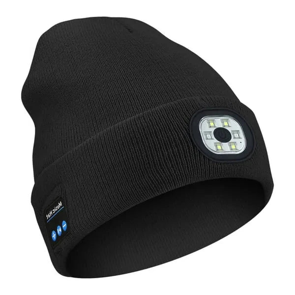 RoyaleGlow 3-in-1 Function Bluetooth Beanie for Outdoor Use