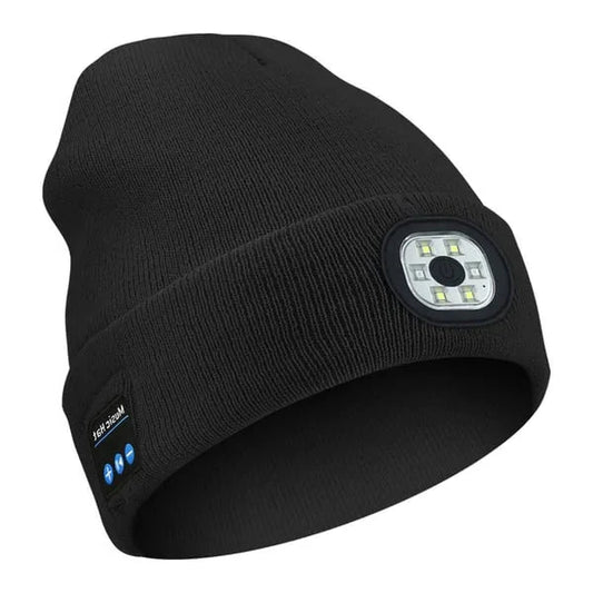 RoyaleGlow 3-in-1 Function Bluetooth Beanie for Outdoor Use