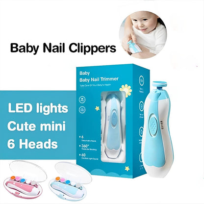 Luxora Baby Nail Trimmer with LED Light and 6 Heads