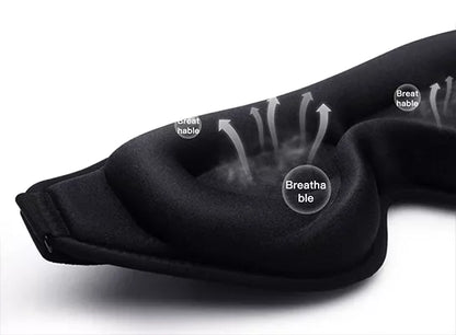 RoyaleGlow 3D Sleep Mask Made Of Memory Foam For Comfort