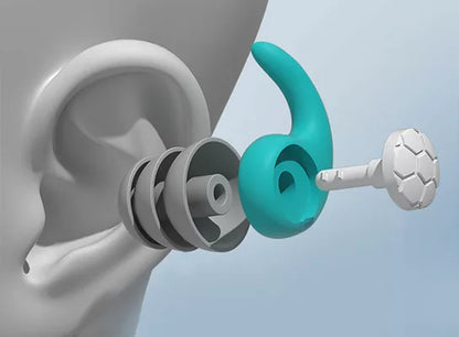 Luxora Silicone Noise-Canceling Earplugs for Peaceful Sleep