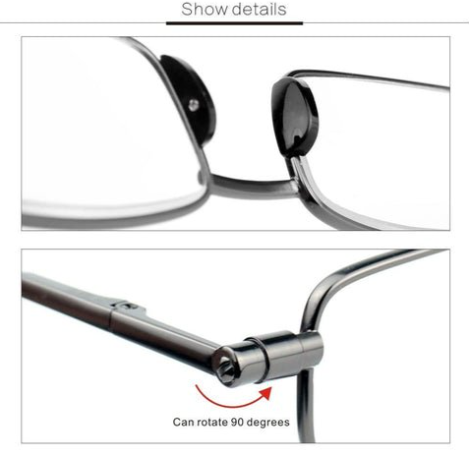 Royaleva Compact Mens & Ladies Folding Reading Glasses