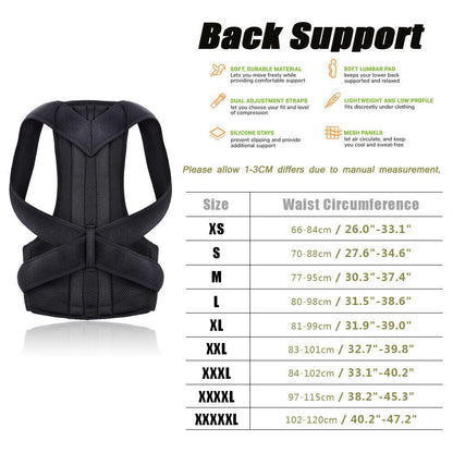 Royaleva Premium Posture Corrector for Men, Women, and Children - Back Brace Posture Corrector