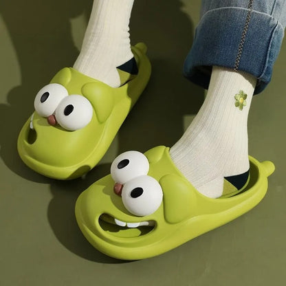 Royaleva Women's Cool Funny House Slippers Puppy Design