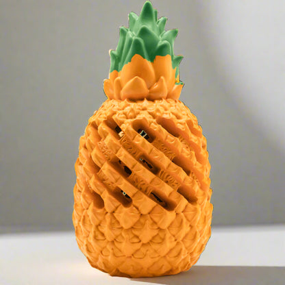 Pawellure Indestructible Pineapple Dog Chew Toy – Durable Treat Dispenser for Aggressive Chewers
