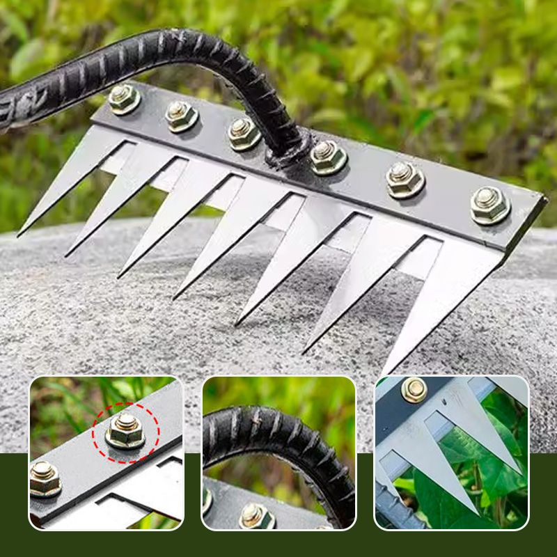 Luxora Versatile Handle Rakes For Lawn with Custom Heads