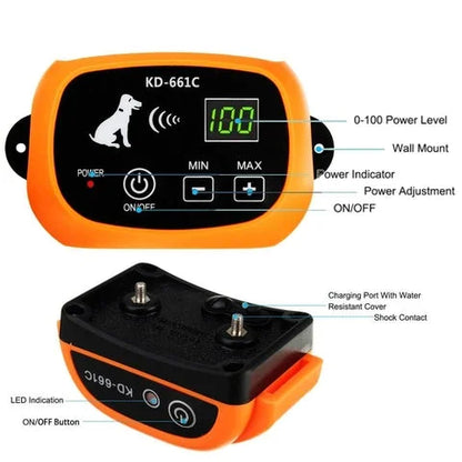 Luxora Best Wireless Electric Dog Fence With Shock Collar