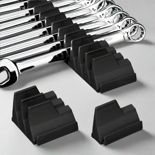 Wrench Holder Organizer – Modular Toolbox Storage for 40 Wrenches with Magnetic & Non-Magnetic Options