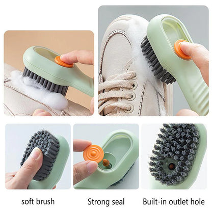 Royaleva 2-Set Shoe Cleaning Brushes with Automatic Dispense