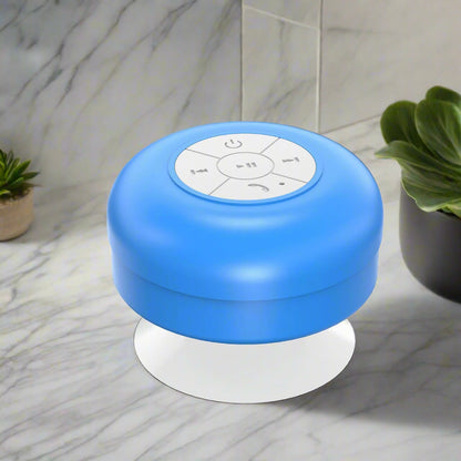 Luxora Waterproof Bluetooth Shower Speaker with Suction Cup
