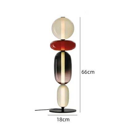 LuxRoyale Modern Glass Table Lamp Decorative Bedside Light