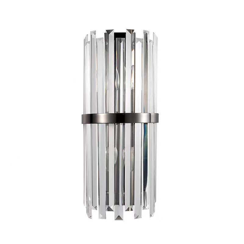 LuxRoyale Modern Crystal Sconce Wall Light for Living Room & Bedroom Lighting
