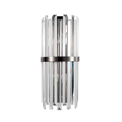 LuxRoyale Modern Crystal Sconce Wall Light for Living Room & Bedroom Lighting