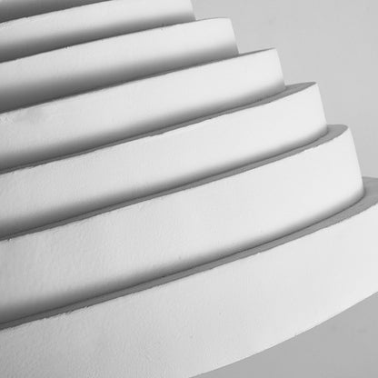 Royelux Organic Modern Pendant Light-Wavy White LED Ceiling Lamp