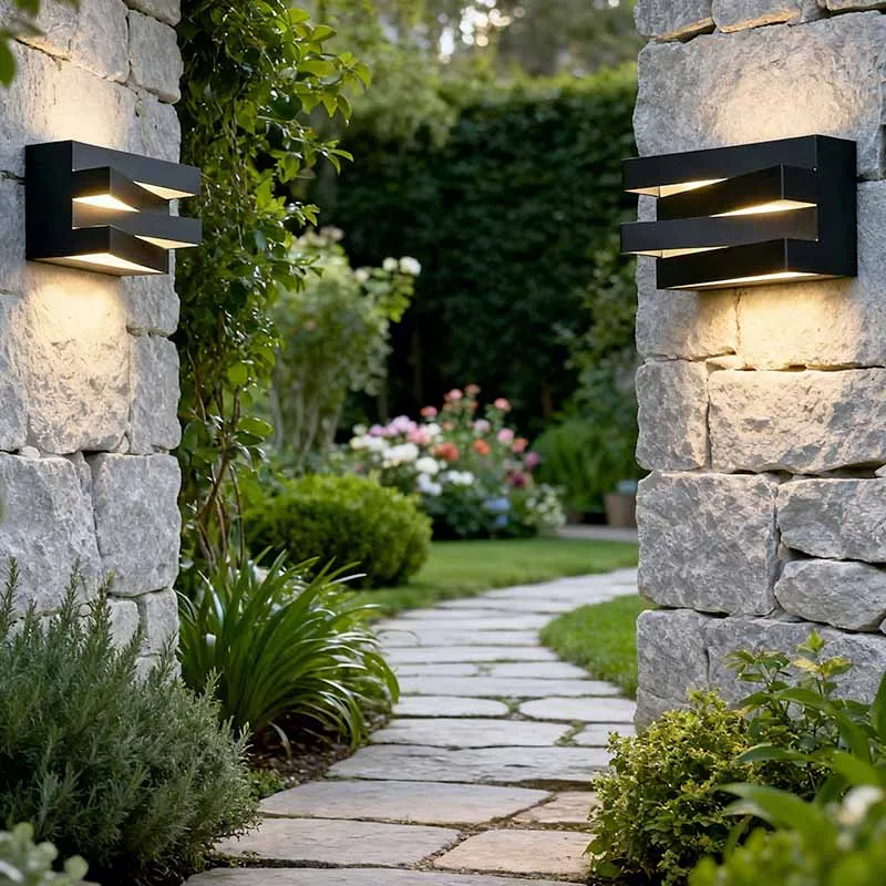 Rayvia Premium Modern Waterproof LED Outdoor Wall Sconce - Contemporary Aluminum