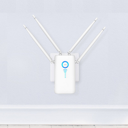 Wireless WiFi Extender – Plug-In Signal Booster & Repeater with Long-Range Coverage for Home & Office