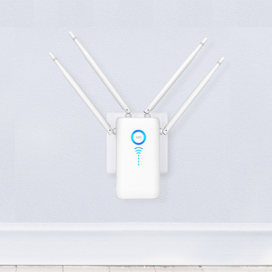 Wireless WiFi Extender – Plug-In Signal Booster & Repeater with Long-Range Coverage for Home & Office