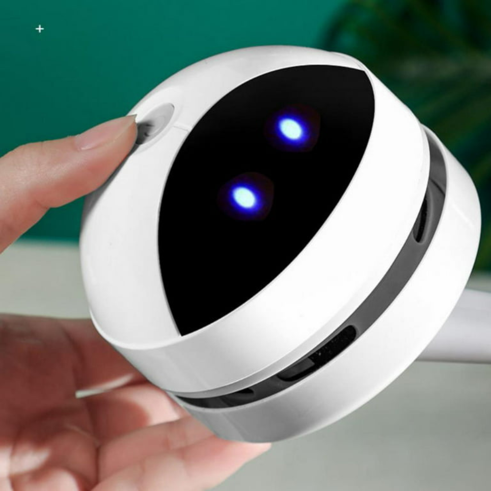 Luxora Compact USB Charging Mini Desk Vacuum Cleaner Robot